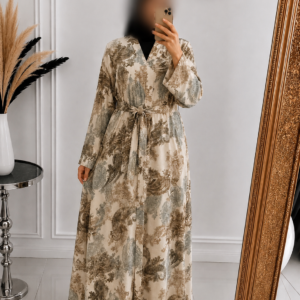 Azure Paisley Dress